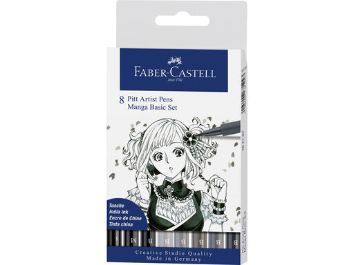 Faber-Castell Tuschestift Pitt Artist Pen B Manga 8x