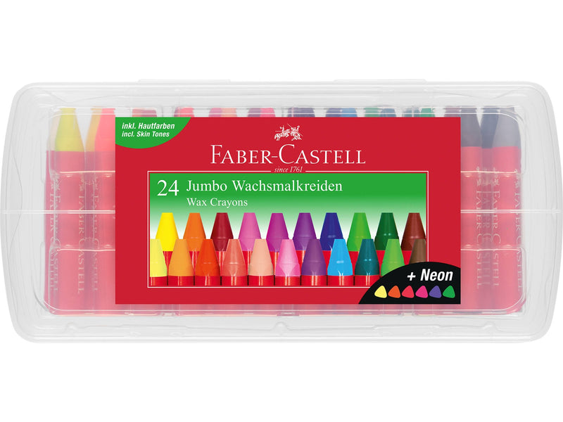 Faber-Castell Wachsmalkreiden Jumbo 24er Box