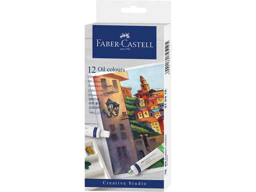 Faber-Castell Ölfarbe 12er Kartonetui