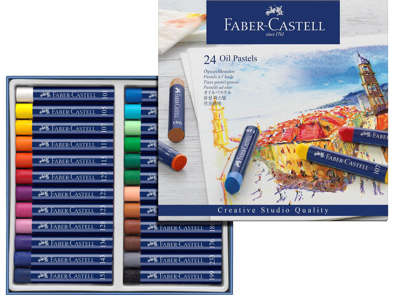 Faber-Castell Ölpastellkreiden 24er Kartonetui