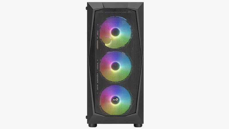 AeroCool PC Gehäuse Falcon A-BK-v2 Mid-Tower Schwarz