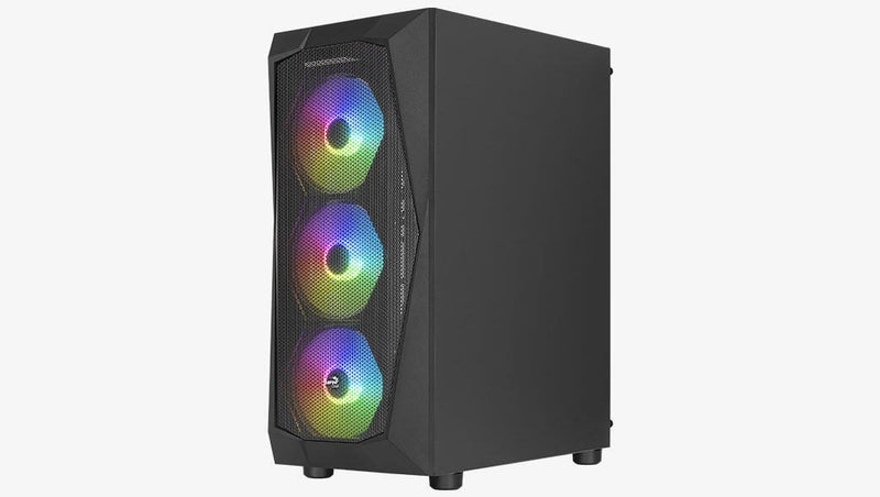 AeroCool PC Gehäuse Falcon A-BK-v2 Mid-Tower Schwarz