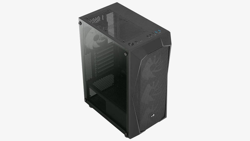 AeroCool PC Gehäuse Falcon A-BK-v2 Mid-Tower Schwarz