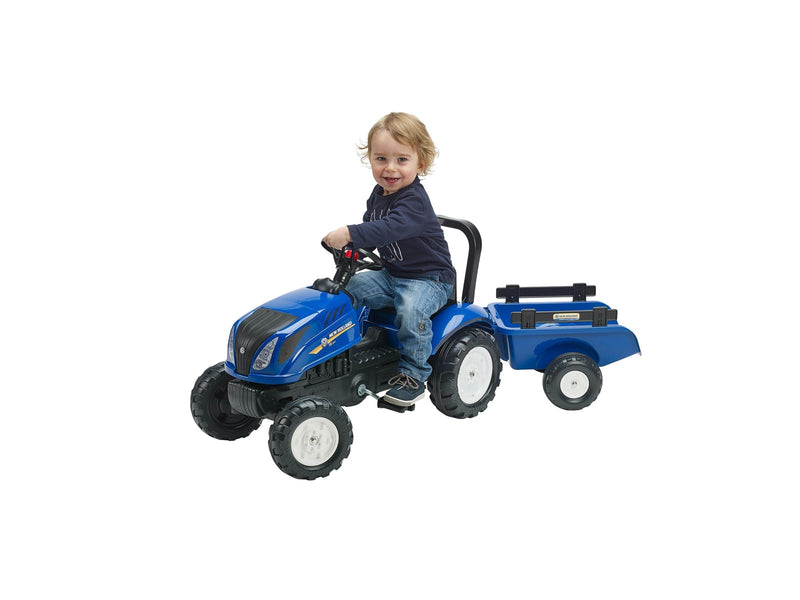 Falk Tractor with trailer New Holland