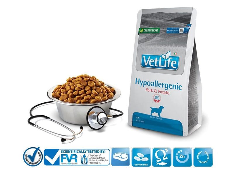 Farmina Vet Life Hypoallergenic Pork & Potato - dry dog food - 2 kg