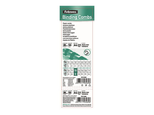 Fellowes - 50 pcs. - plastic binding comb