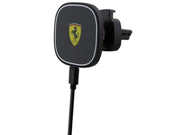 Ferrari 2023 Collection MagSafe Inductive 15W Car Charger for Air Vent - Black
