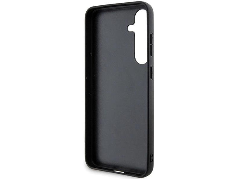Ferrari Carbon Stitched Bottom Case for Samsung Galaxy S24+ - Black