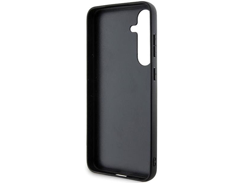 Ferrari Carbon Stitched Bottom Case for Samsung Galaxy S24+ - Black