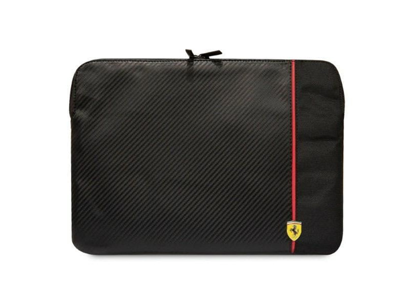 Ferrari Carbon&Smooth 14" Laptop Case - Black