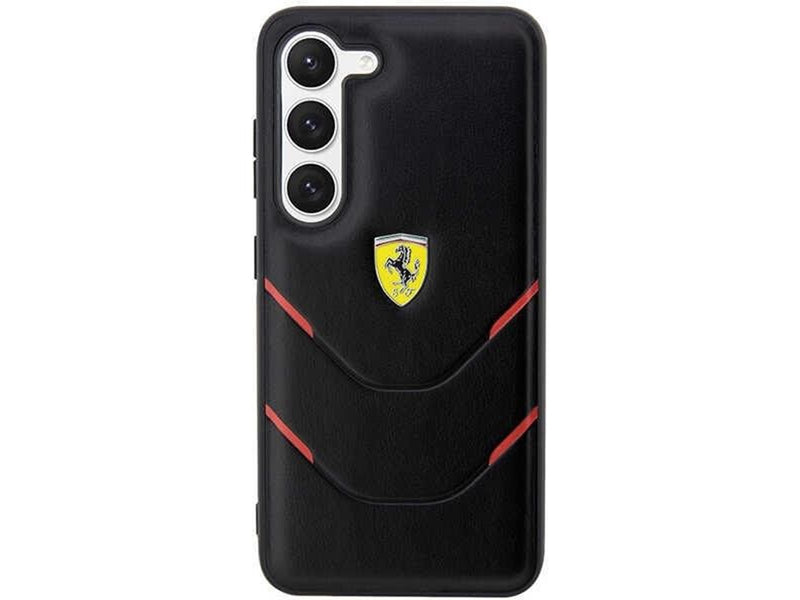 Ferrari Hot Stamp Lines Case for Samsung Galaxy S23+ - Black