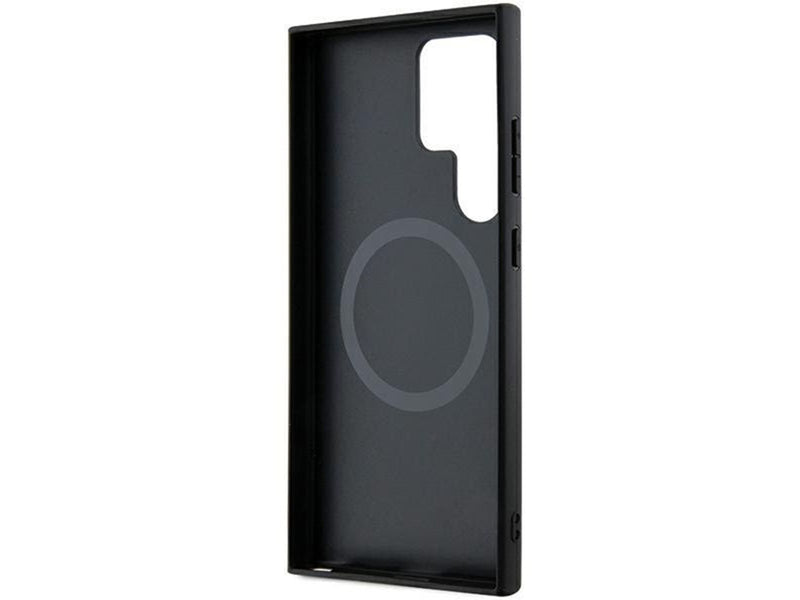 Ferrari Hot Stamp V Lines MagSafe Case for Samsung Galaxy S24 Ultra - Black
