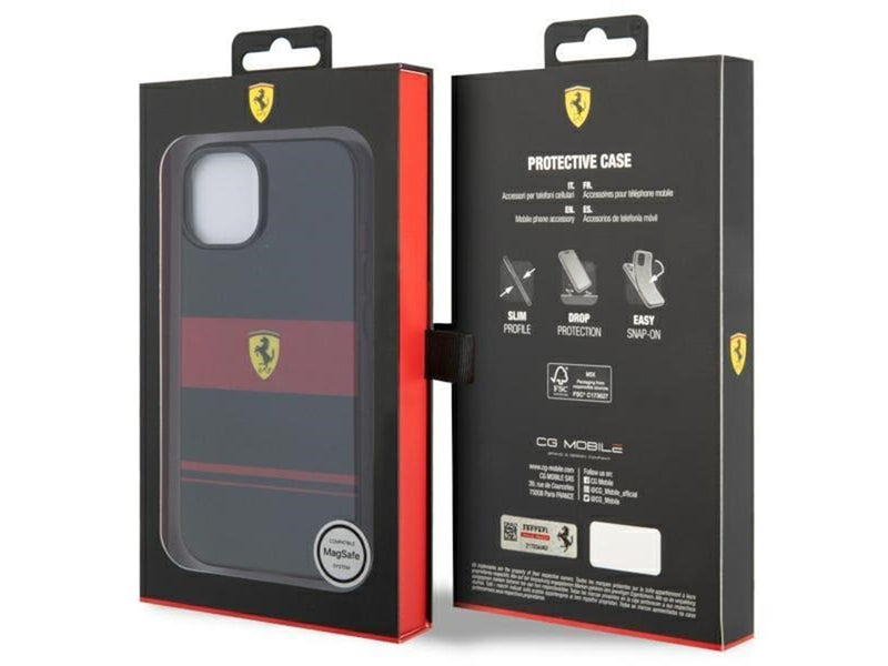 Ferrari IMD Combi Magsafe Case for iPhone 14 - Black