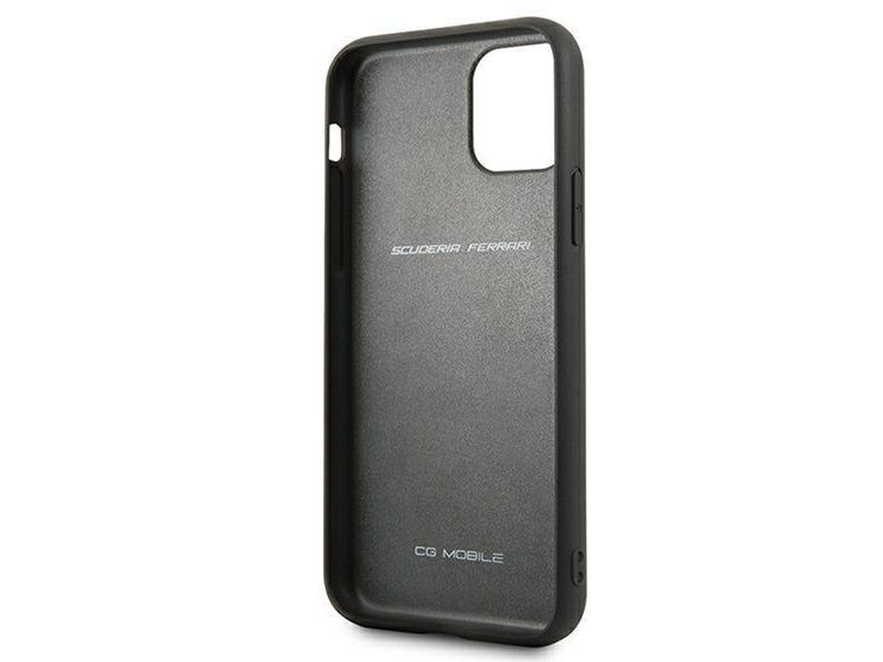 Ferrari Off Track Leather Case for iPhone 11 Pro - Red