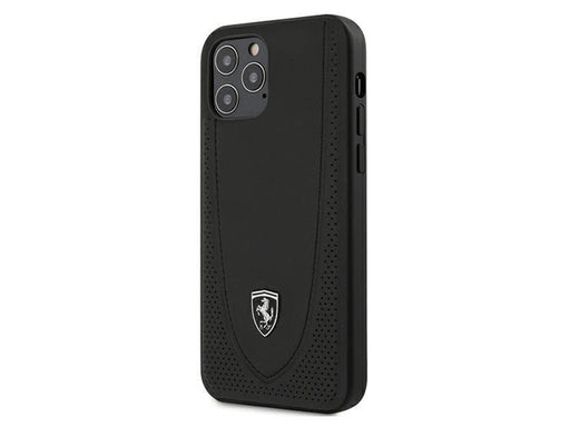 Ferrari Off Track Perforated Case for iPhone 12 / iPhone 12 Pro - Black