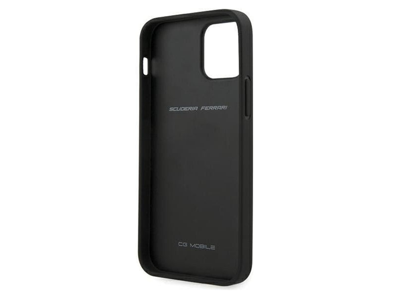Ferrari Off Track Perforated Case for iPhone 12 / iPhone 12 Pro - Black