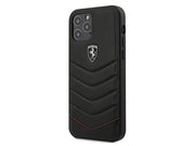 Ferrari Off Track Quilted Case for iPhone 12 Pro Max - Black
