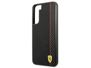 Ferrari On Track Carbon Stripe Case for Samsung Galaxy S22+ - Black