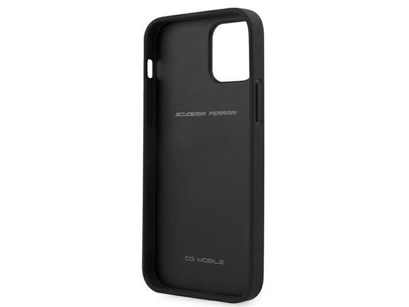 Ferrari On Track Carbon Stripe Case for iPhone 12 Pro Max - Red