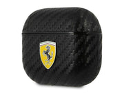 Ferrari On Track PU Carbon Case for AirPods 3 - Black