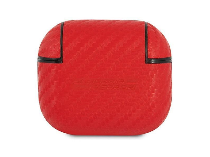 Ferrari On Track PU Carbon Case for AirPods 3 - Red