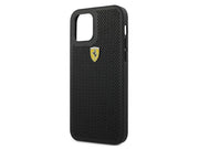 Ferrari On Track Perforated Case for iPhone 12 Pro Max - Black