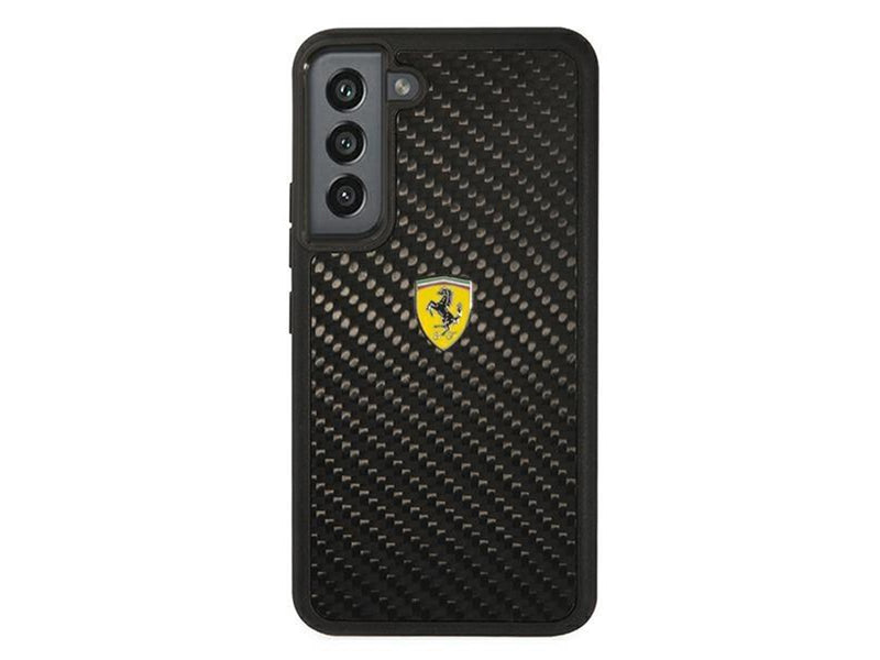 Ferrari On Track Real Carbon Case for Samsung Galaxy S22 - Black