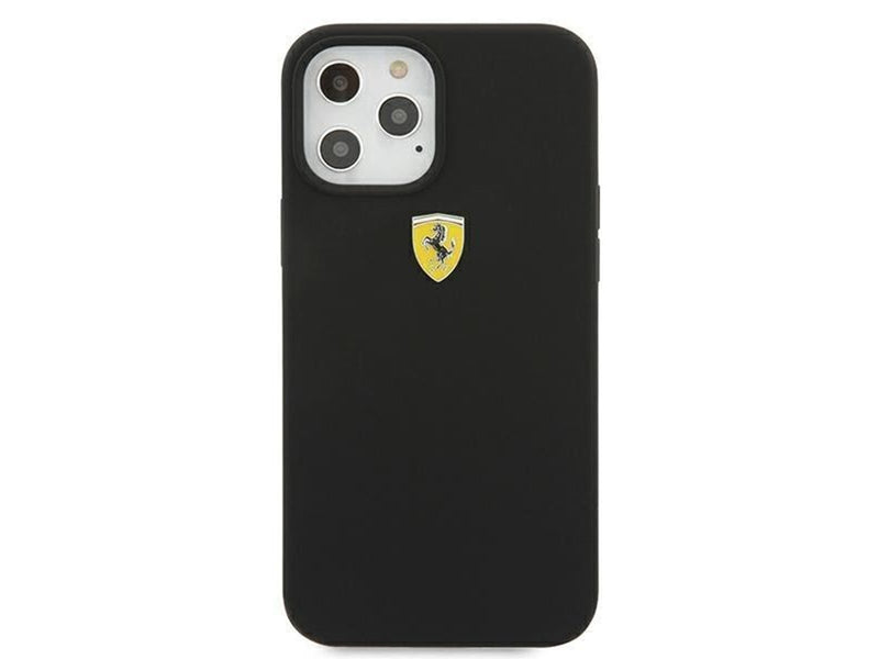 Ferrari On Track Silicone Case for iPhone 12 Pro Max - Black