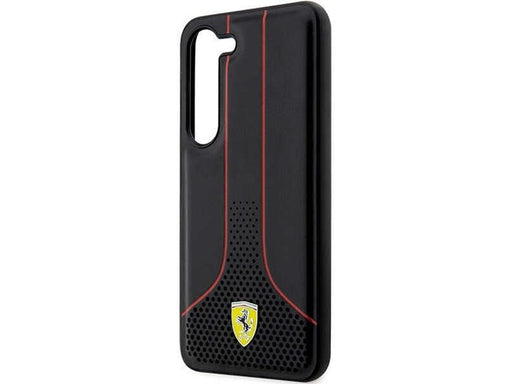 Ferrari Perforated 296 P Case for Samsung Galaxy S23 - Black