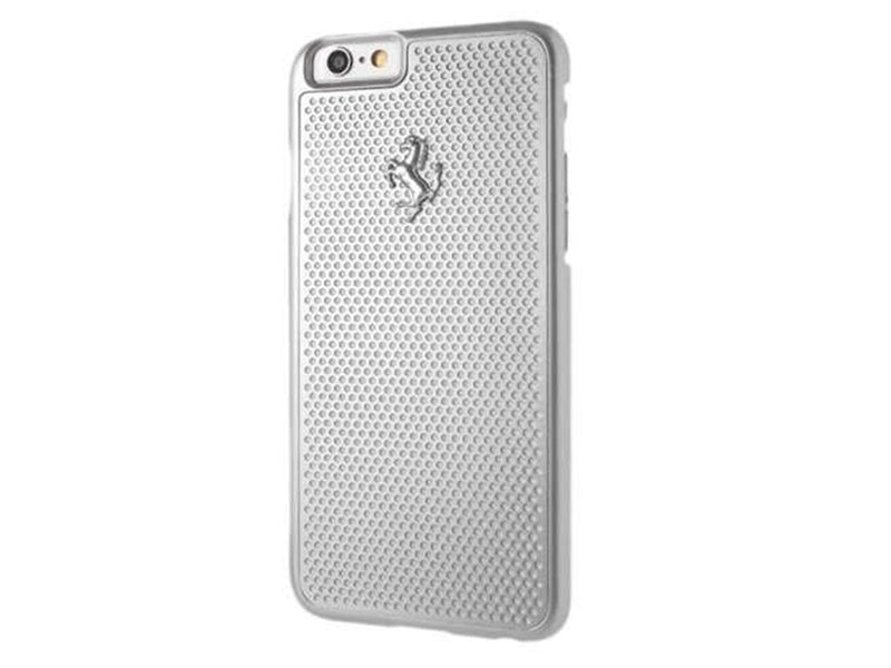 Ferrari Perforated Aluminum case for iPhone 6 / 6S - silver