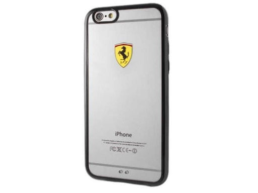 Ferrari Racing Shield Case for Samsung Galaxy S7 - Transparent Black