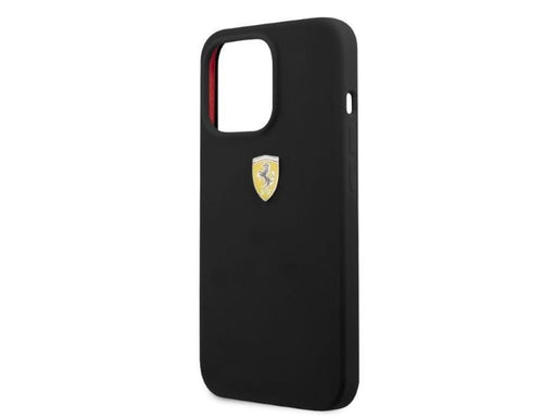 Ferrari Silicone MagSafe Case for iPhone 13 Pro / iPhone 13 - Black