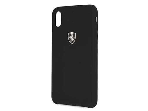 Ferrari Silicone Off Track Case for iPhone Xs Max - Black