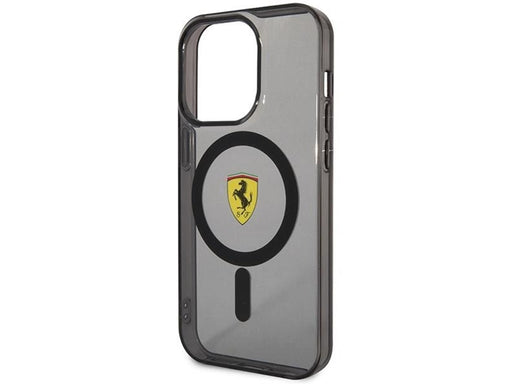 Ferrari Translucent MagSafe Case for iPhone 14 Pro Max - Black