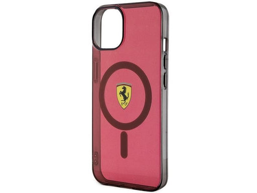 Ferrari Translucent MagSafe Case for iPhone 14 - Red