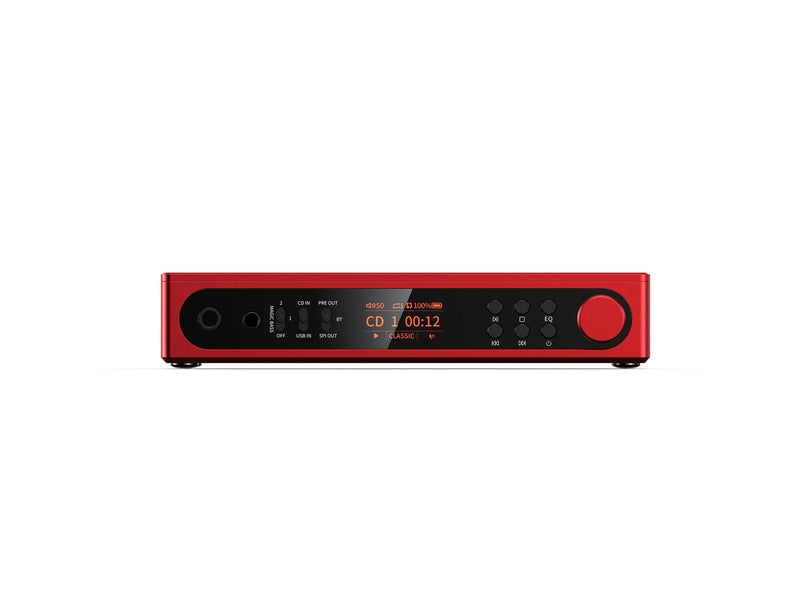 FiiO DM15 R2R - Portable CD Player - 24-Bit R2R DAC - Bluetooth - Red