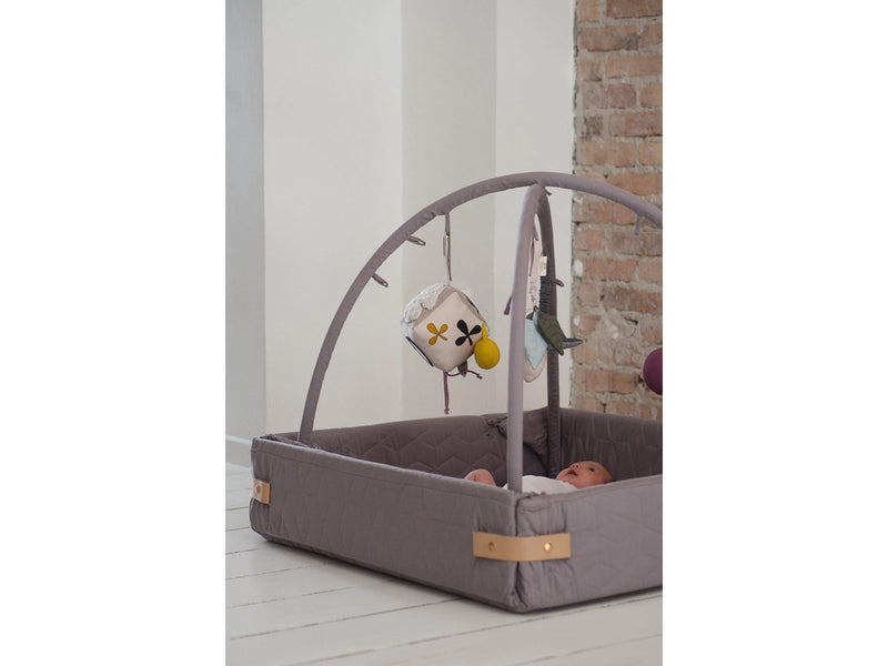Filibabba Activity nest - Soft quilt dark grey