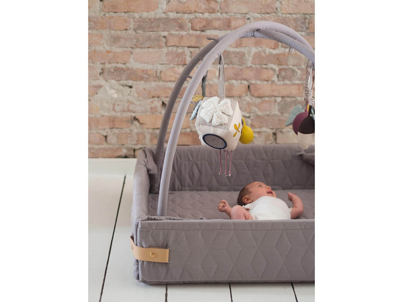 Filibabba Activity nest - Soft quilt dark grey