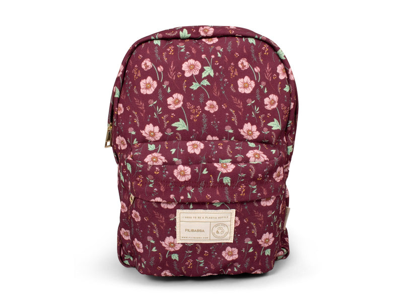 Filibabba Backpack in recycled RPET - Fall Flowers