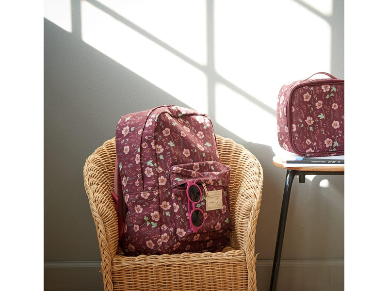 Filibabba Backpack in recycled RPET - Fall Flowers