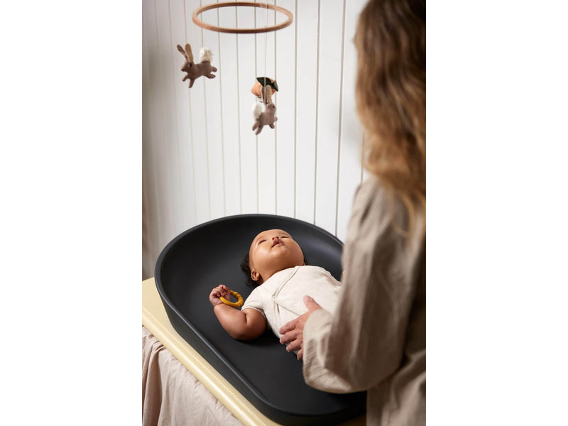 Filibabba Bobbie Soft Feel Changing Mat - Dark Grey