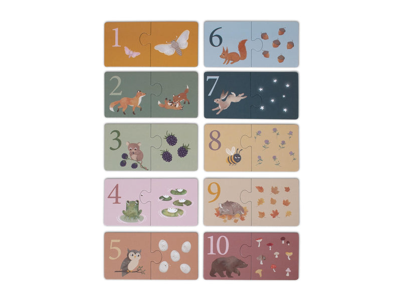 Filibabba Counting puzzle - Nordic animals