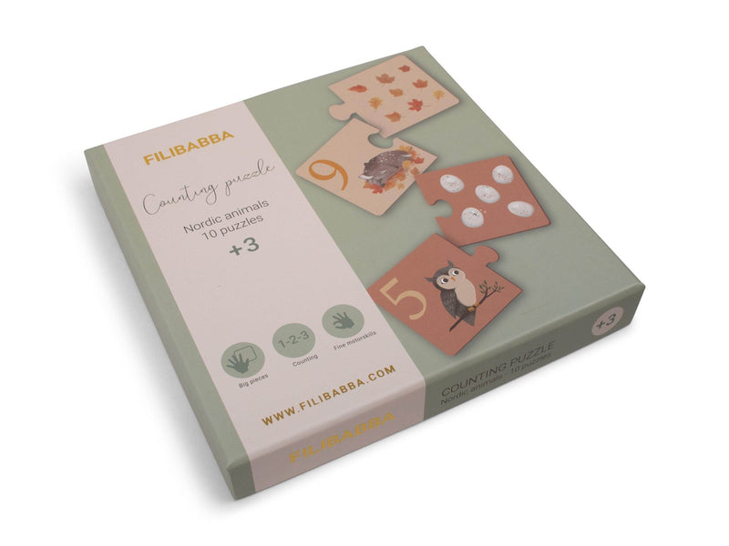 Filibabba Counting puzzle - Nordic animals