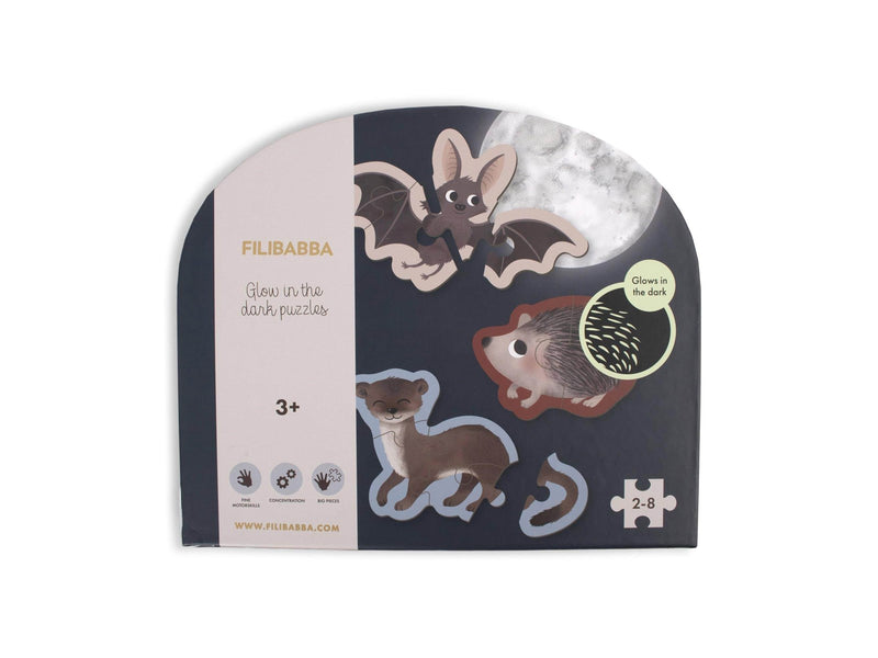 Filibabba Leuchtpuzzle - Forest friends