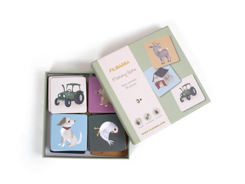 Filibabba Memory game - Farm animals