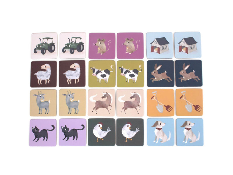 Filibabba Memory game - Farm animals