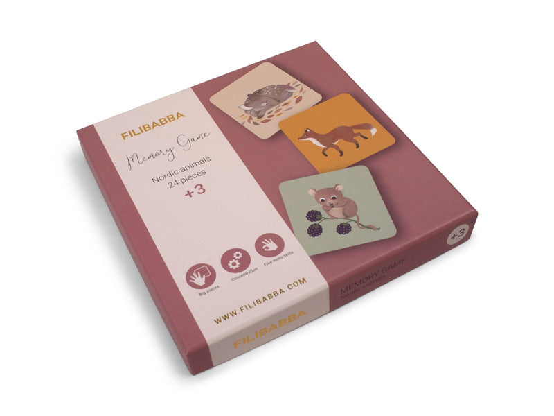 Filibabba Memory game - Nordic animals