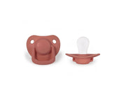 Filibabba Pacifiers 2-pack - Coral 0-6 months