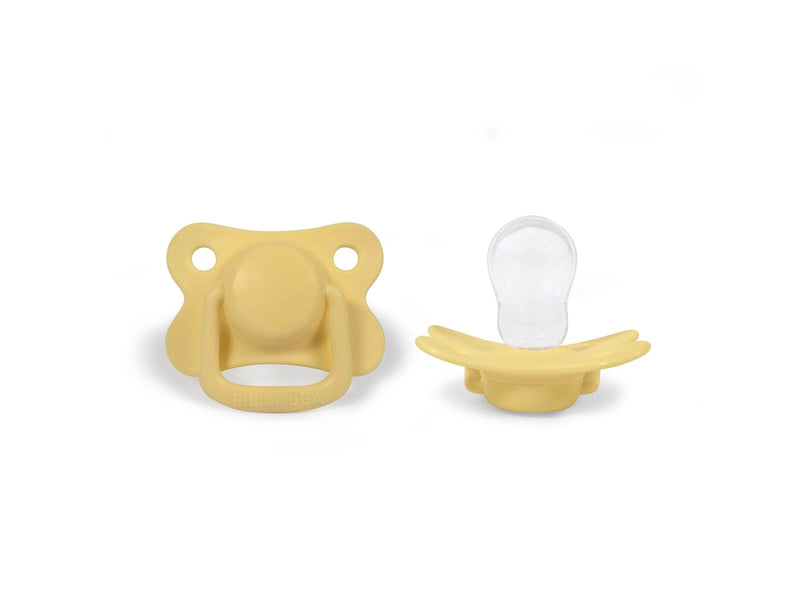 Filibabba Pacifiers 2-pack - Pale banana +6 months