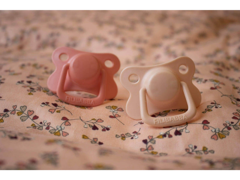 Filibabba Pacifiers 2-pack - Peach +6 months